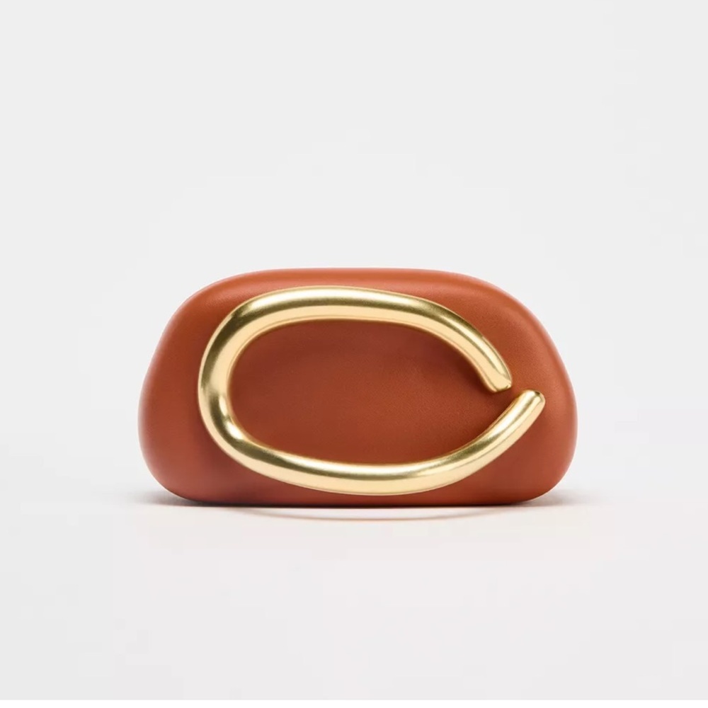 Zara Gold Clasp Box Bag